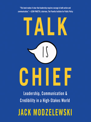 cover image of Talk Is Chief